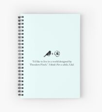 All the bright places quote Spiral Notebook