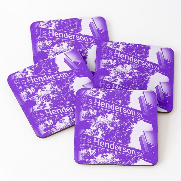 Item preview, Henderson Street, Seattle, Washington by Mistah Wilson designed and sold by The Street Sign Store.