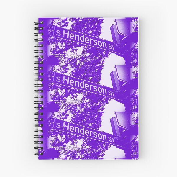 Item preview, Henderson Street, Seattle, Washington by Mistah Wilson designed and sold by The Street Sign Store.
