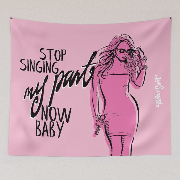 Item preview, The Diva, Mimi "Stop Singing My Part, Now Baby" illustrated designed and sold by TalkinSweet.