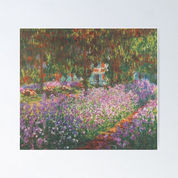Aperçu de l'œuvre Claude Monet - Le jardin de l'artiste à Giverny (1900) créée et vendue par HistoryRestored.