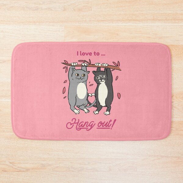 Item preview, Sweet Happy Kittens Cubs, I Love To Hang Out, Positive Vibes designed and sold by Mrunner.