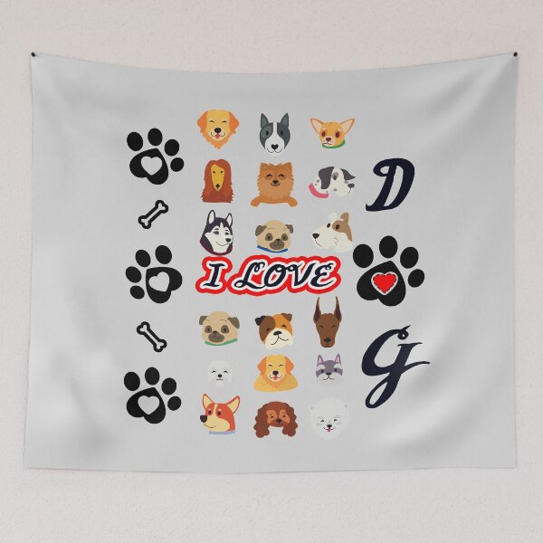 Item preview, I LOVE DOG - DOGS PACK STICKERS designed and sold by OMdesign10.