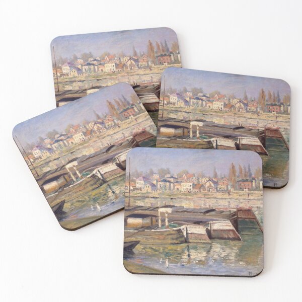 Aperçu de l'œuvre La Seine à Asnières (1873) créée et vendue par HistoryRestored.