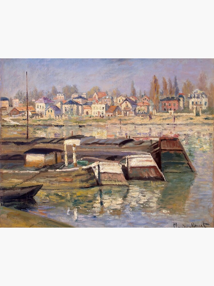 The Seine at Asnières (1873) Art Board Print for Sale by HistoryRestored