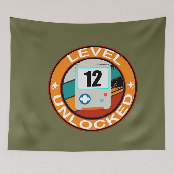 Item preview, Level 12 Unlocked Official Teenager,Funny Video Gamer 12th Birthday,Level 12 Unlocked 12th Birthday for Video Gamer,Level 12 unlocked birthday gamer designed and sold by saied-DGI.