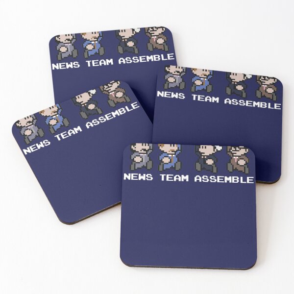 Item preview, 8 Bit Anchorman News Team Assemble designed and sold by Nerd Shizzle.