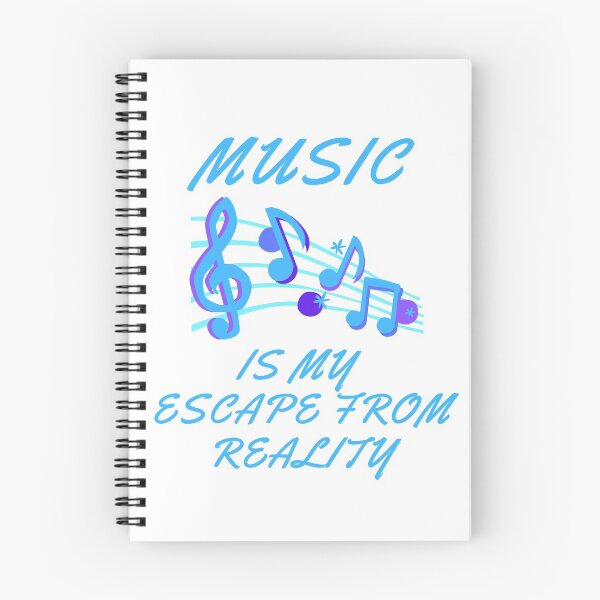 Item preview, Music is my escape from reality (white)  designed and sold by cute105.