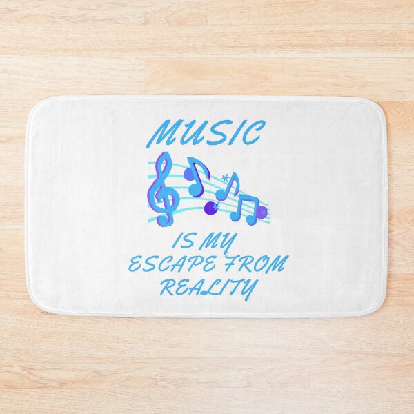 Item preview, Music is my escape from reality (white)  designed and sold by cute105.