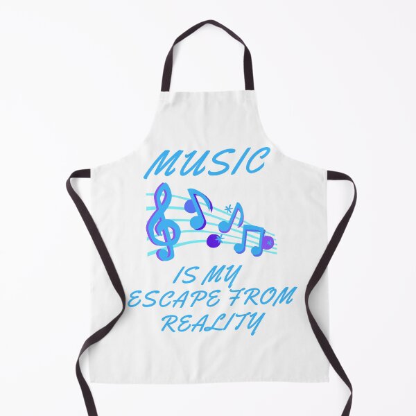 Item preview, Music is my escape from reality (white) designed and sold by cute105.