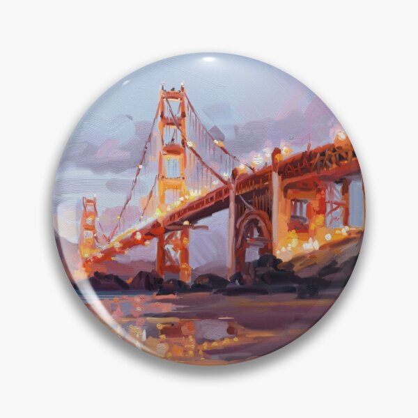 Item preview, Lights on the Golden Gate Bridge designed and sold by FirTreeDesigns.