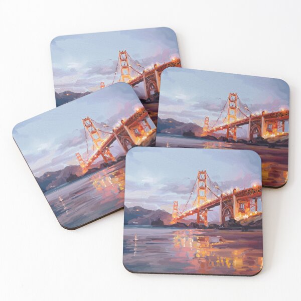 Item preview, Lights on the Golden Gate Bridge designed and sold by FirTreeDesigns.