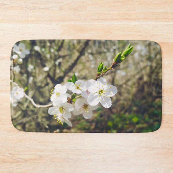 Item preview, Cherry tree in blossom, natural background, yearly spring  designed and sold by helenkaiy.