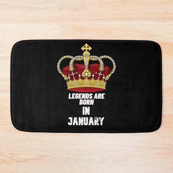 Item preview, Legends Are Born In January- January born quotes designed and sold by The Full Cart.
