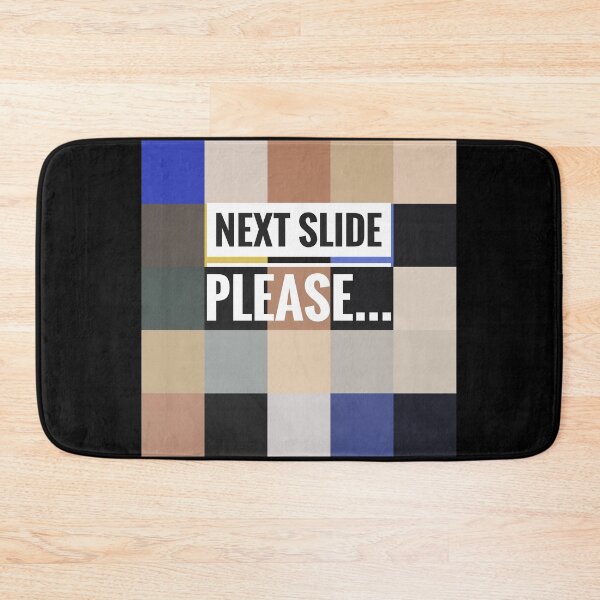 Item preview, Multicoloured UK Government Briefings in Coronavirus Pandemic "Next Slide Please..."   designed and sold by Jenny Meehan Art Prints and Patterns  .