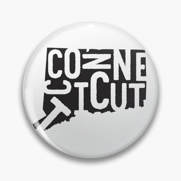 Item preview, Connecticut State Design | Abstract Connecticut Lettering Graphic | Connecticut Gift | Connecticut Map  designed and sold by crookedriverusa.
