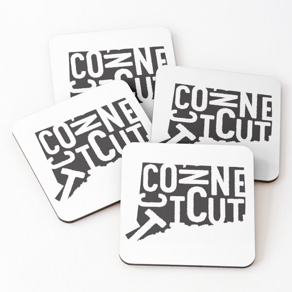 Item preview, Connecticut State Design | Abstract Connecticut Lettering Graphic | Connecticut Gift | Connecticut Map  designed and sold by crookedriverusa.