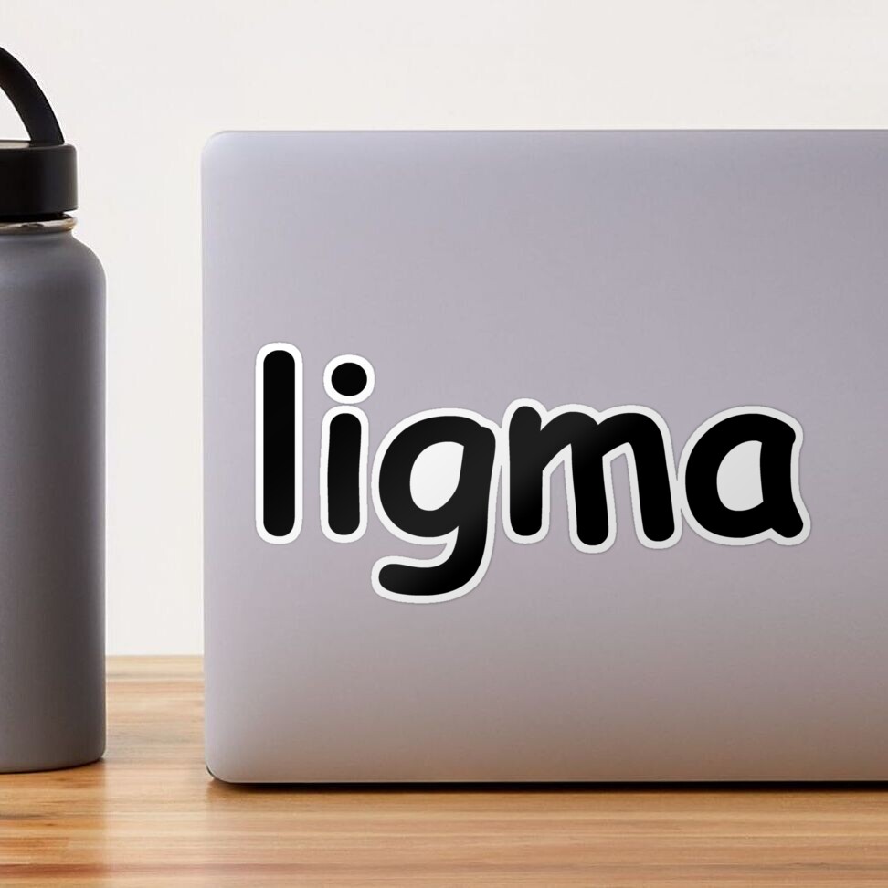 ligma meme Sticker for Sale by Rainfalling