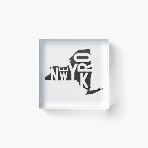 Item preview, New York State Design | Abstract New York Lettering Graphic | New York Gift | New York Map  designed and sold by crookedriverusa.