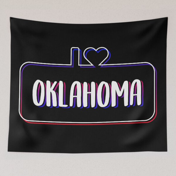 Item preview, I Love Oklahoma Colorful Text designed and sold by RADesigns21.