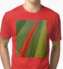 Tulip Field Tri-blend T-Shirt