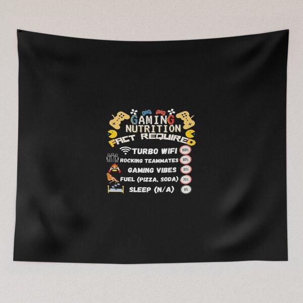 Item preview, Gamer Nutrition Facts  designed and sold by mewsis.