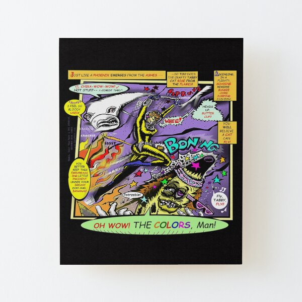 Brother Soul Comic Magazine Super Special ( Page Pop-Art Sample #93 ) Wood Mounted Print