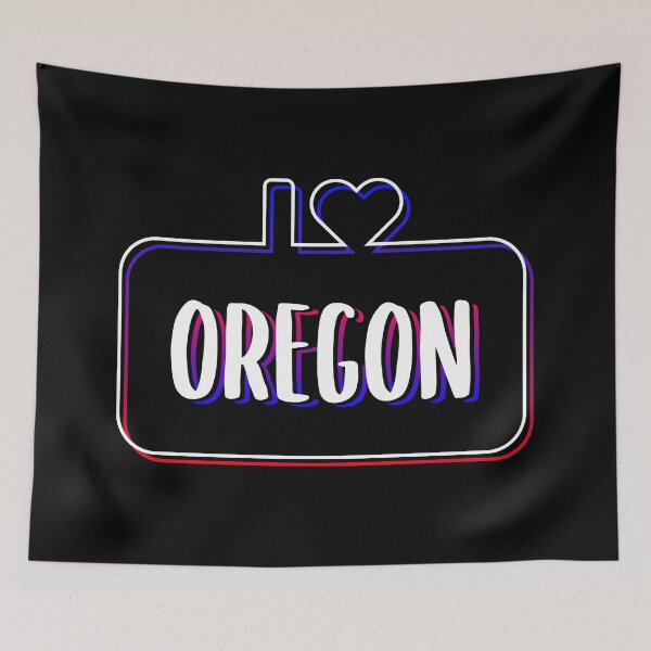 Item preview, I Love Oregon Neon Text designed and sold by RADesigns21.