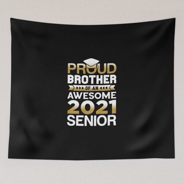 Item preview, Graduation Gift Proud Brother of an Awesome 2021 Senior designed and sold by SamArtistbyAUS.