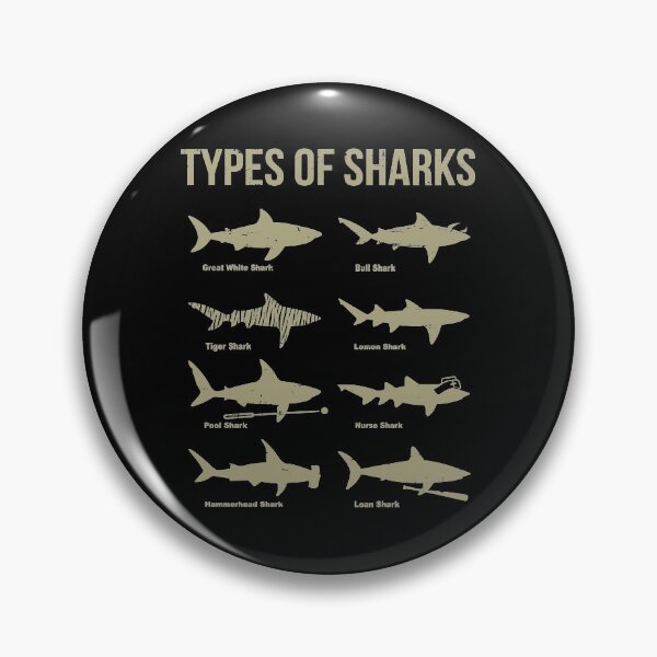 Item preview, Types Of Sharks designed and sold by BaitHook.