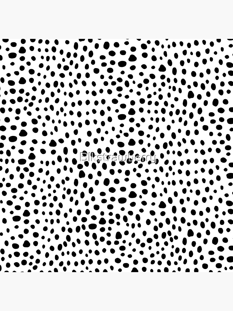 Black And White Polka Dots Wallpaper