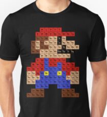 Camiseta ajustada Tabla periódica de Mario