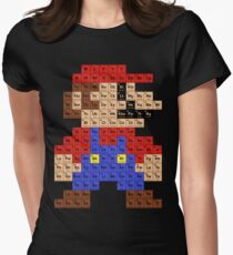 Periodic Mario Table Women's Fitted T-Shirt