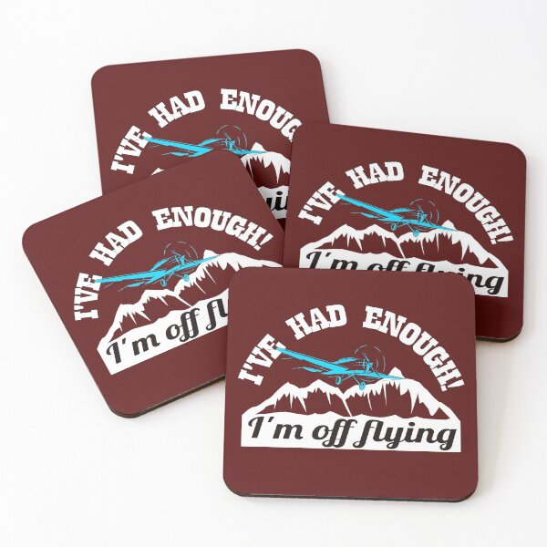 Item preview, I've had enough, I'm off flying - Vintage Design designed and sold by FouDeeziner.