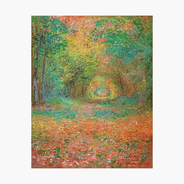 Item preview, Claude Monet - The Undergrowth in the Forest of Saint-Germain (1882) designed and sold by HistoryRestored.