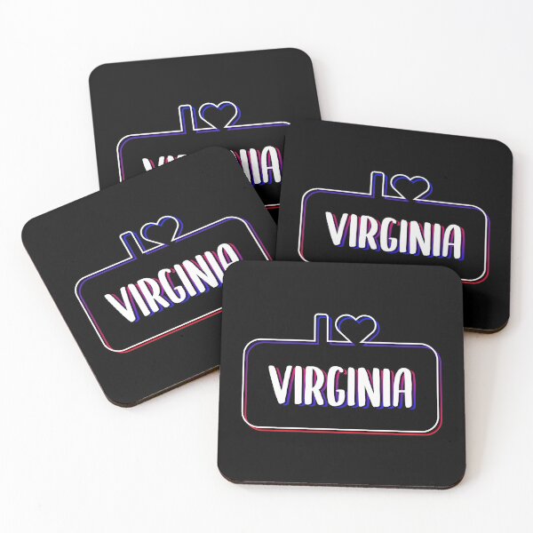 Item preview, I Love Virginia Colorful Text designed and sold by RADesigns21.