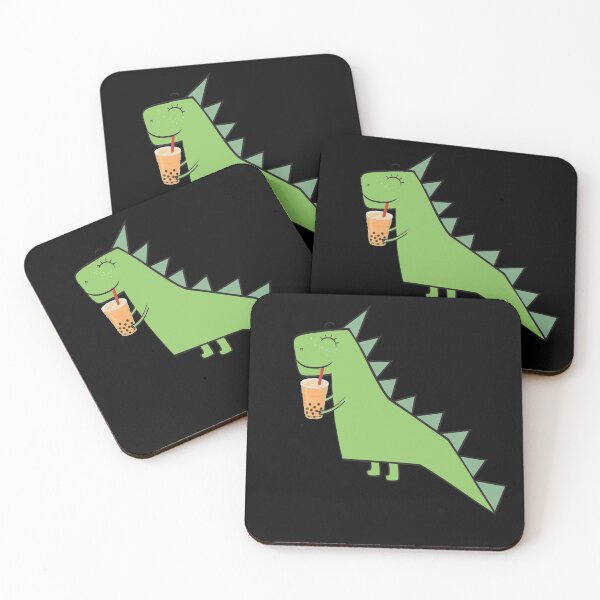 Item preview, Dinosaur drinking boba cute! designed and sold by MyTrendStore.