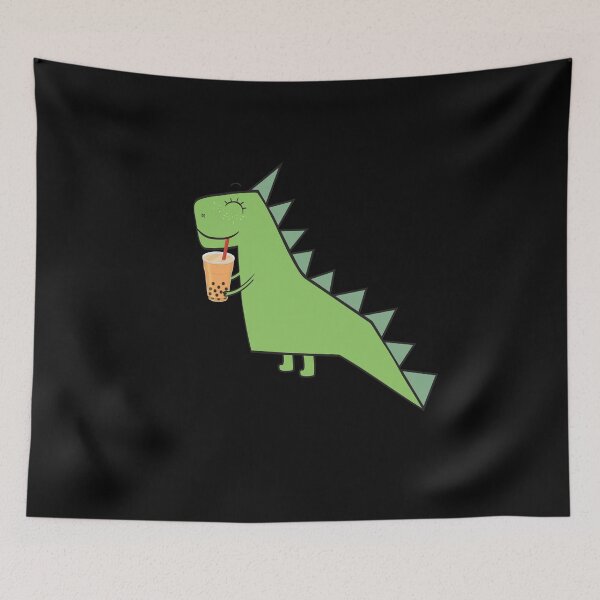 Item preview, Dinosaur drinking boba cute! designed and sold by MyTrendStore.