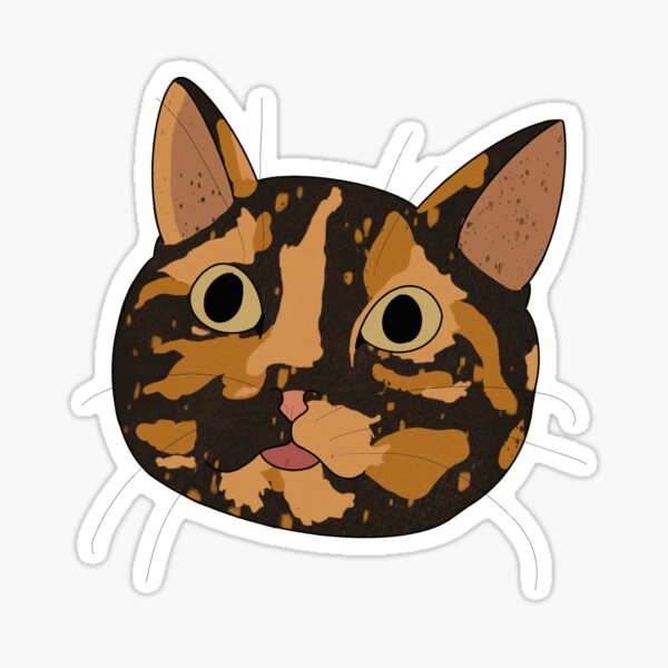 Tortoiseshell Cat Sticker