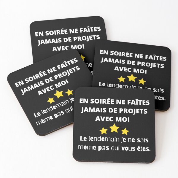 Item preview, In the evening, never make plans with me designed and sold by Magounette.