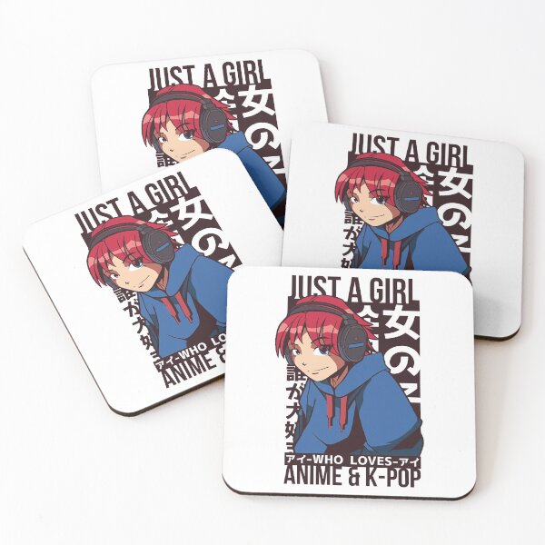 Item preview, Just a Girl who loves anime and K-Pop designed and sold by BrentonEngel.