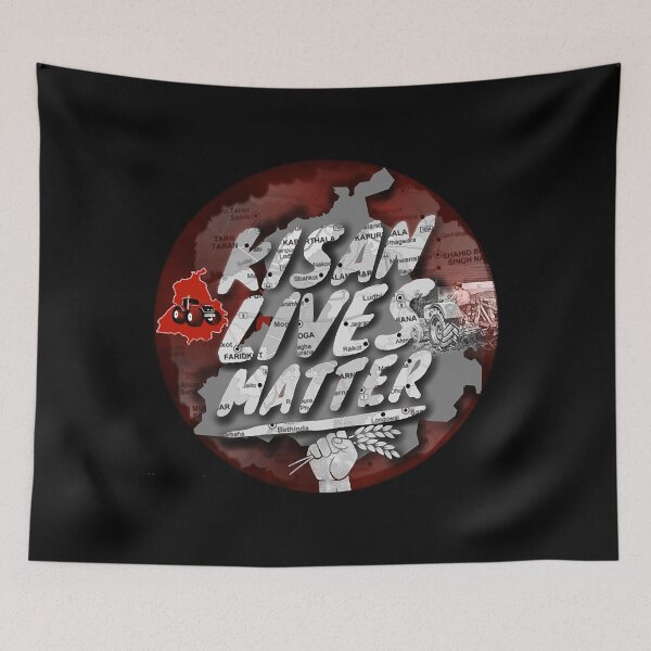 Item preview, Kisan lives Matter designed and sold by WayneEntwisle.