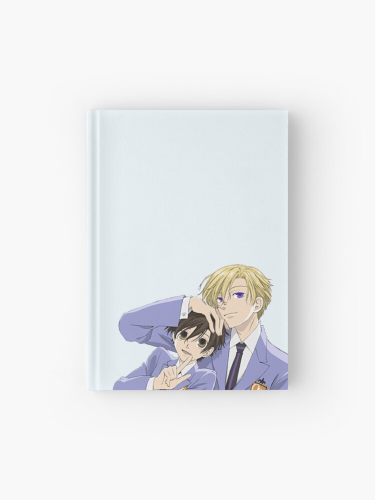 Cuaderno de tapa dura «Club anfitrión de la escuela secundaria de Ouran  Haruhi Fujioka y Tamaki Suoh (uniforme escolar) Medio cuerpo» de  thePeachPit | Redbubble