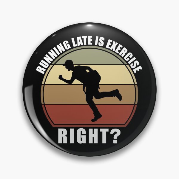 Item preview, Running Late Is Exercise Right? designed and sold by Giacob.