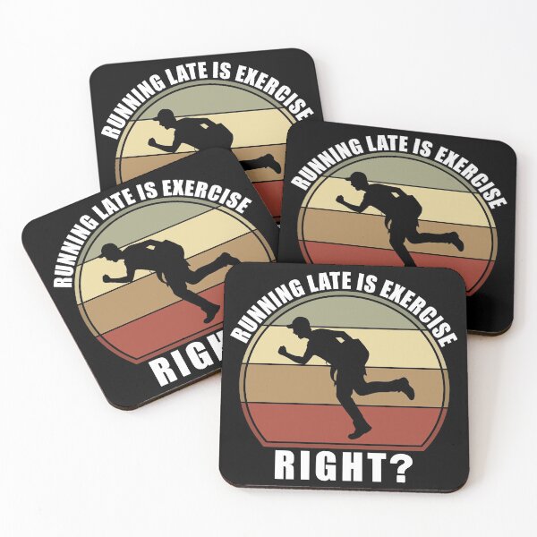 Item preview, Running Late Is Exercise Right? designed and sold by Giacob.
