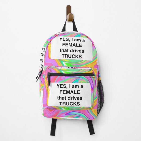 Item preview, female truck driver designed and sold by sarina G.