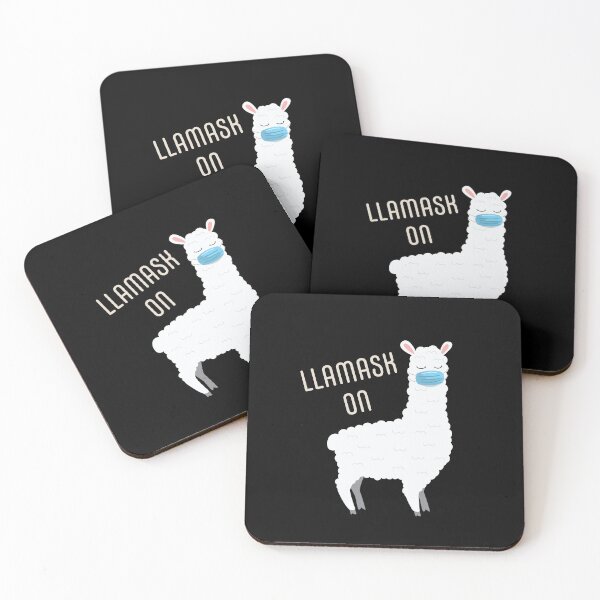 Item preview, Llamask On - Wear Your Mask Llama Alpaca designed and sold by razlanisme.