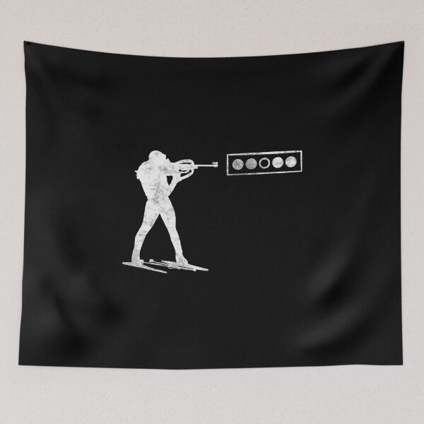 Item preview, Biathlon biathlonist at the shooting range winter sports designed and sold by lsvds.