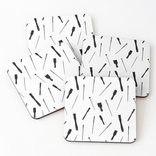 Item preview, Black Paintbrush Pattern designed and sold by Sengflo.