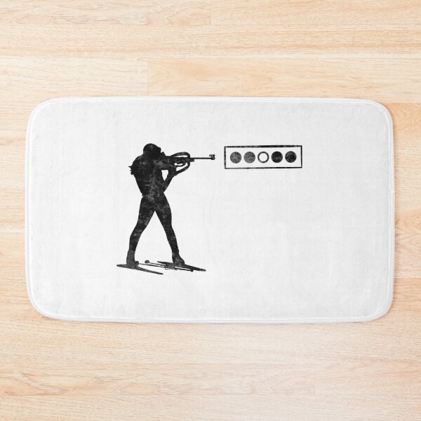 Item preview, Biathlon biathlonist at the shooting range winter sports designed and sold by lsvds.